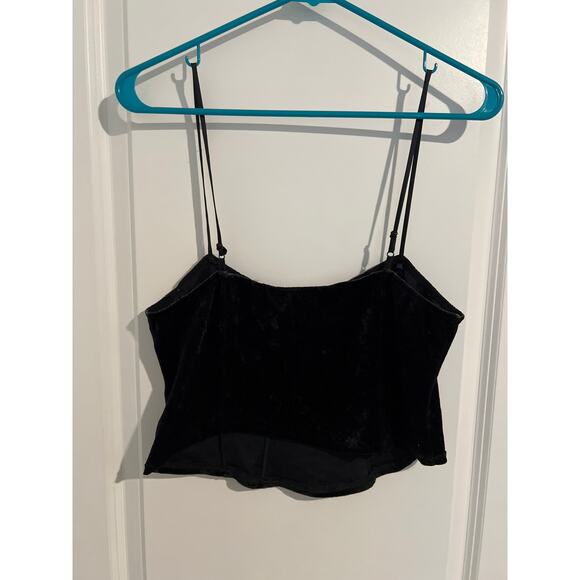 Victoria’s Secret velvet black tank top size medium - Picture 4 of 5